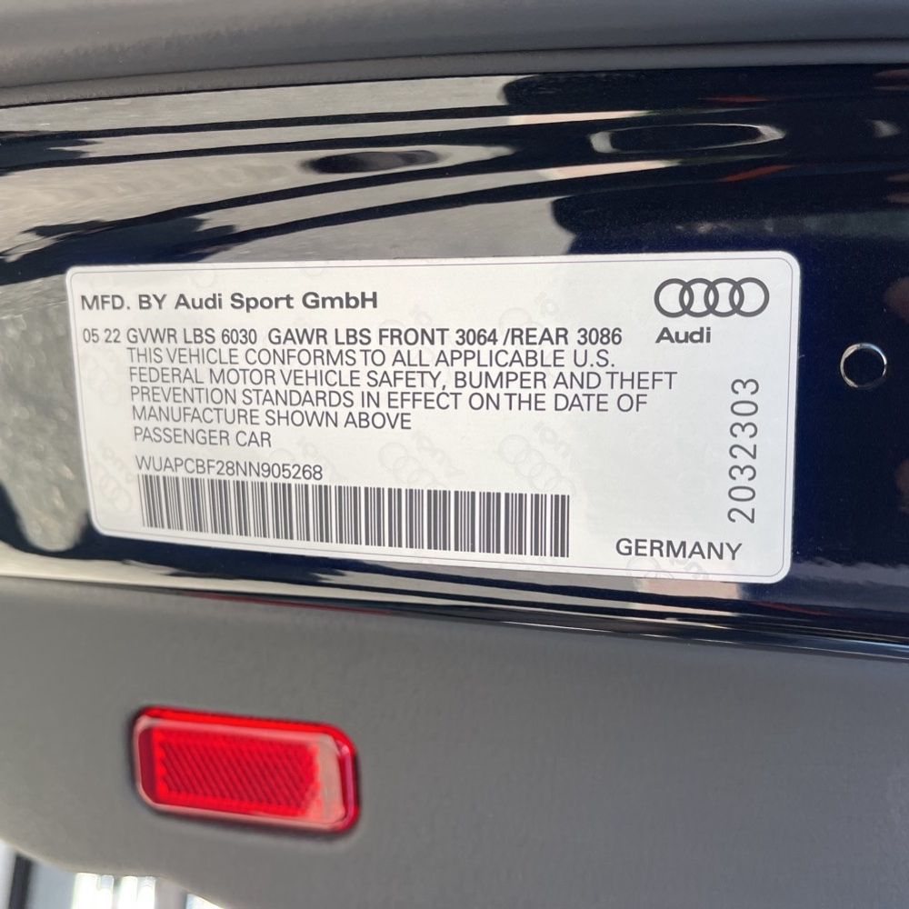 2022 Audi RS 7 Sportback TFSI quattro Tiptronic