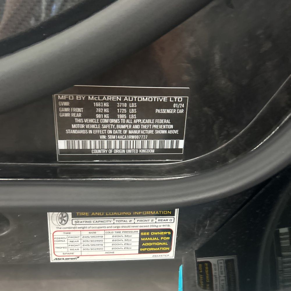 2024 McLaren 750S