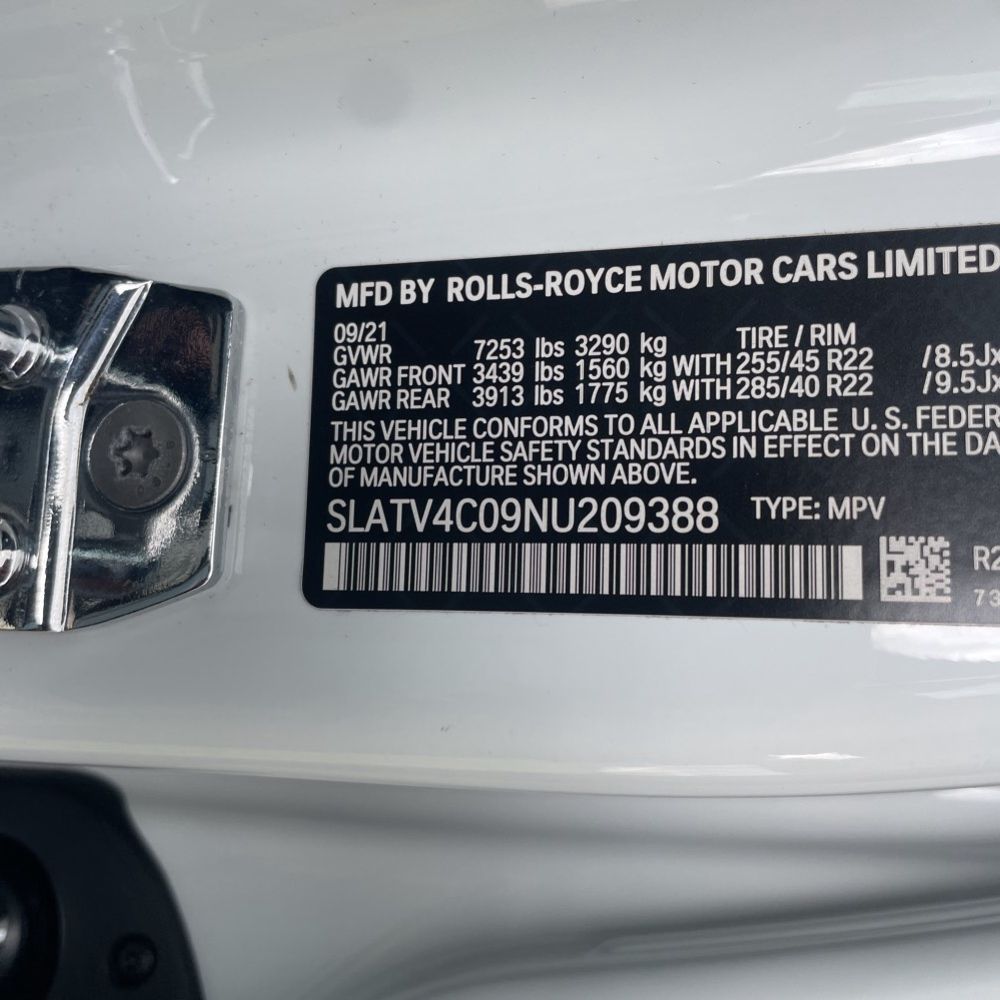 2022 Rolls-Royce Cullinan