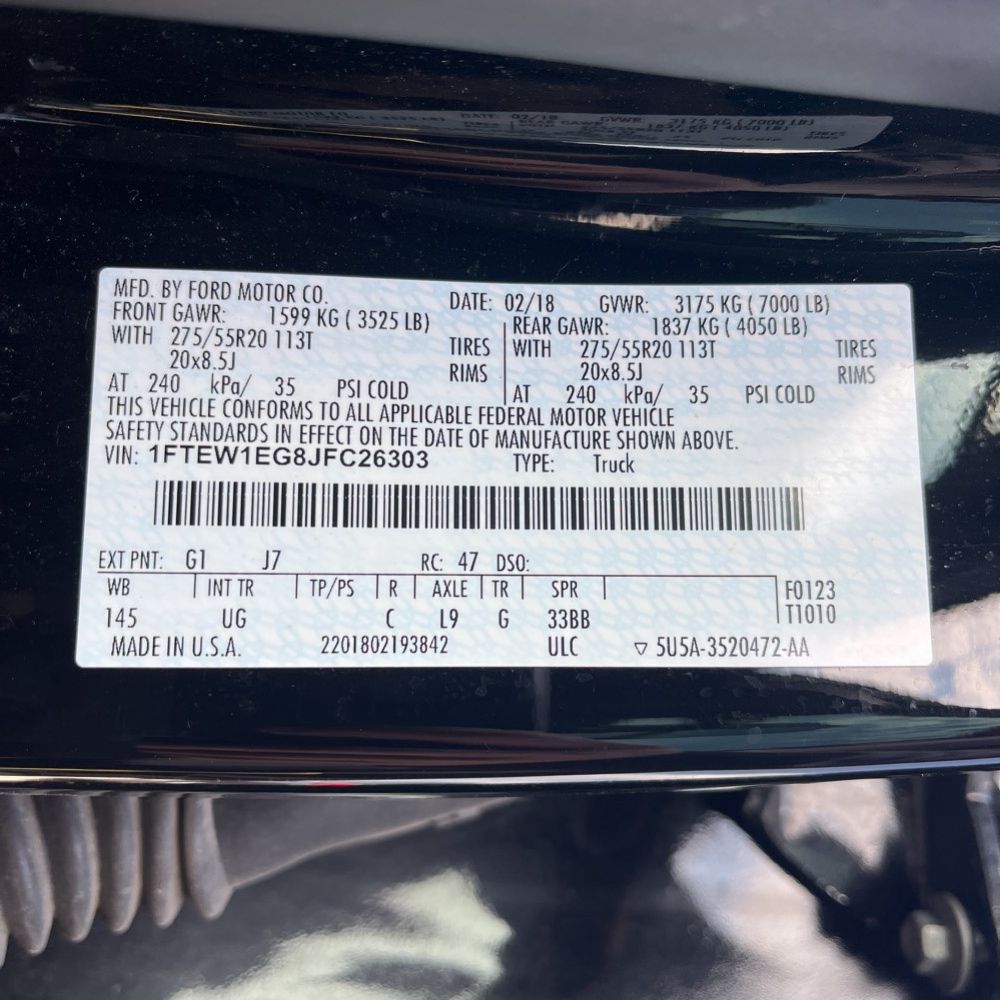2018 Ford F-150 XLT photo 52