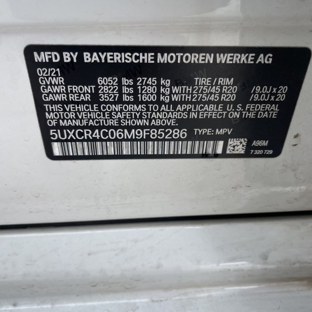 2021 BMW X5 sDrive40i