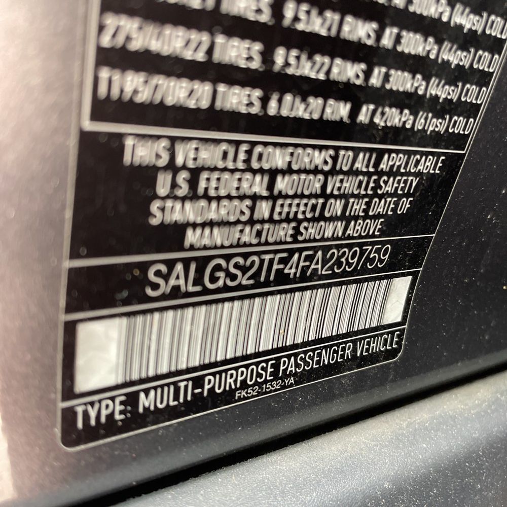 2015 Land Rover Range Rover Supercharged