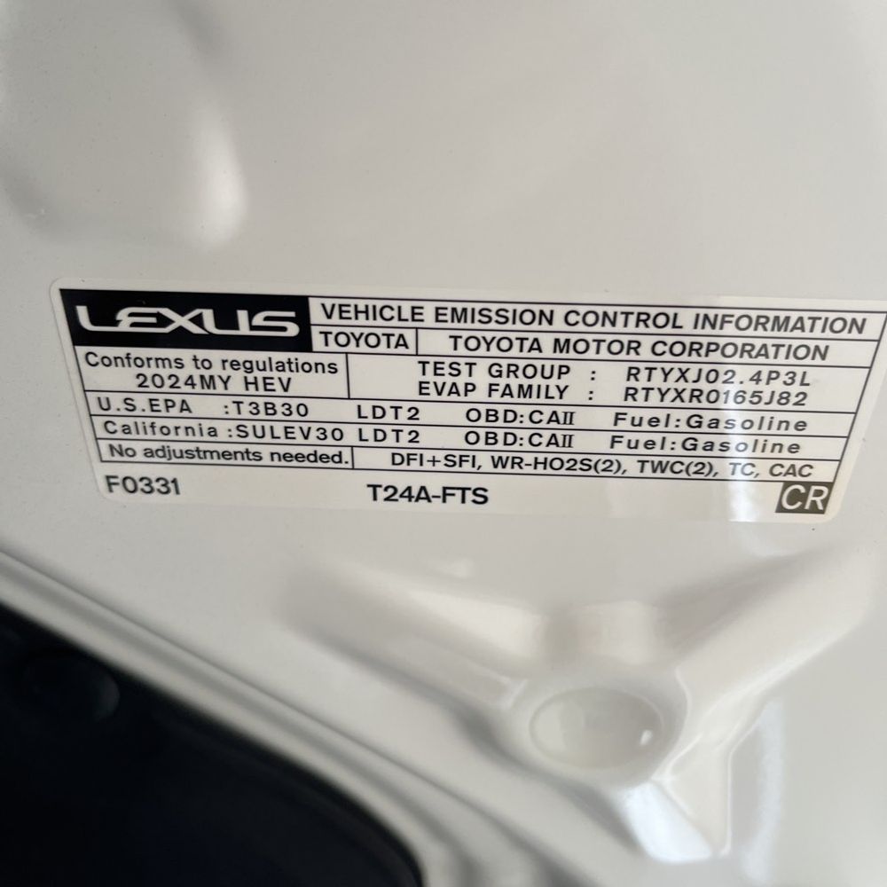 2024 Lexus RX 500h F SPORT Performance