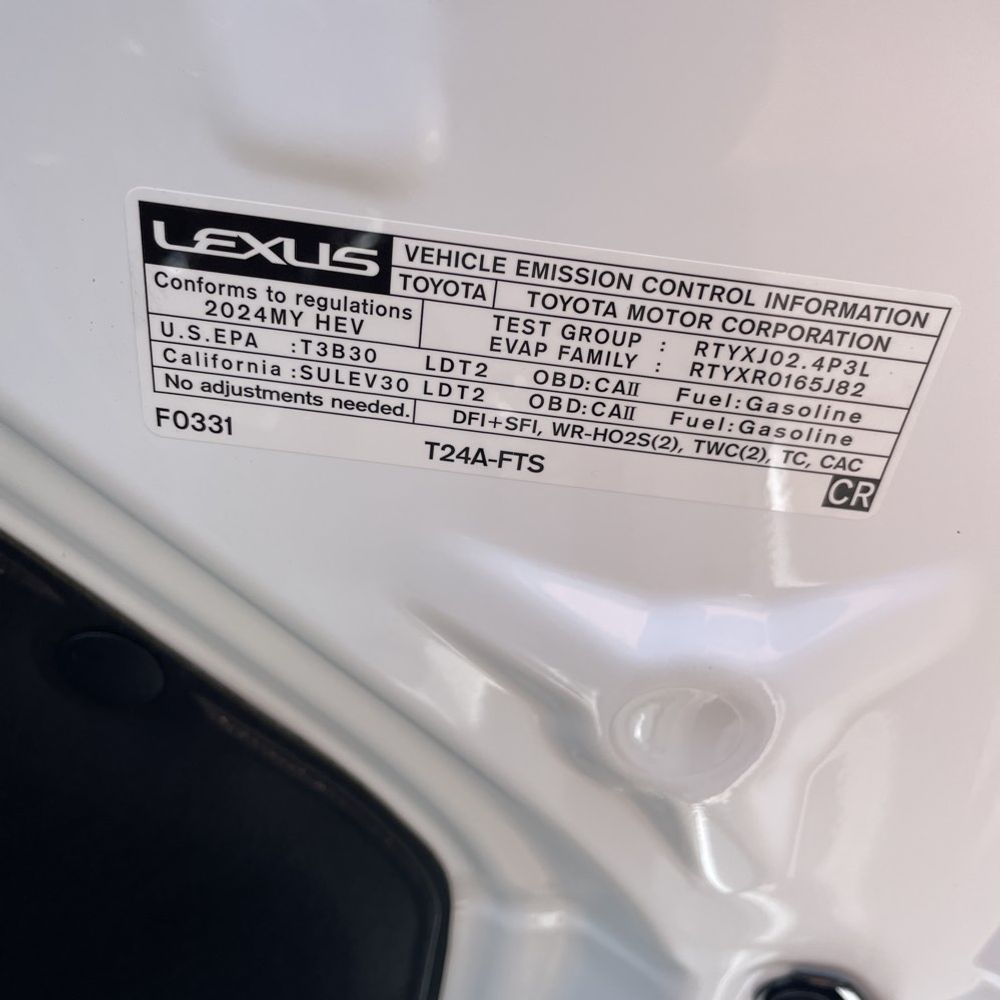 2024 Lexus RX 500h F SPORT Performance