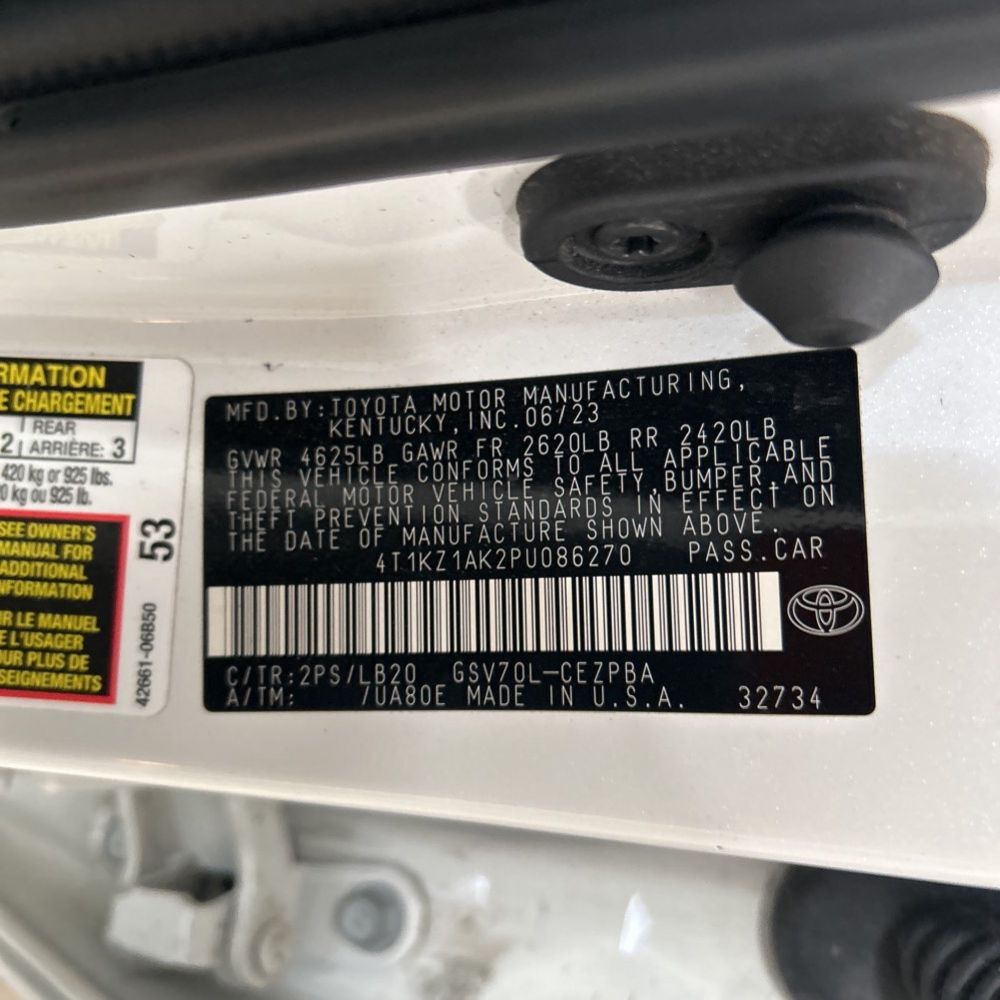 2023 Toyota Camry XSE V6
