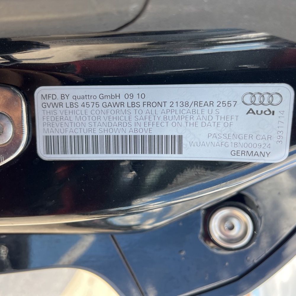 2011 Audi R8 5.2 Spyder