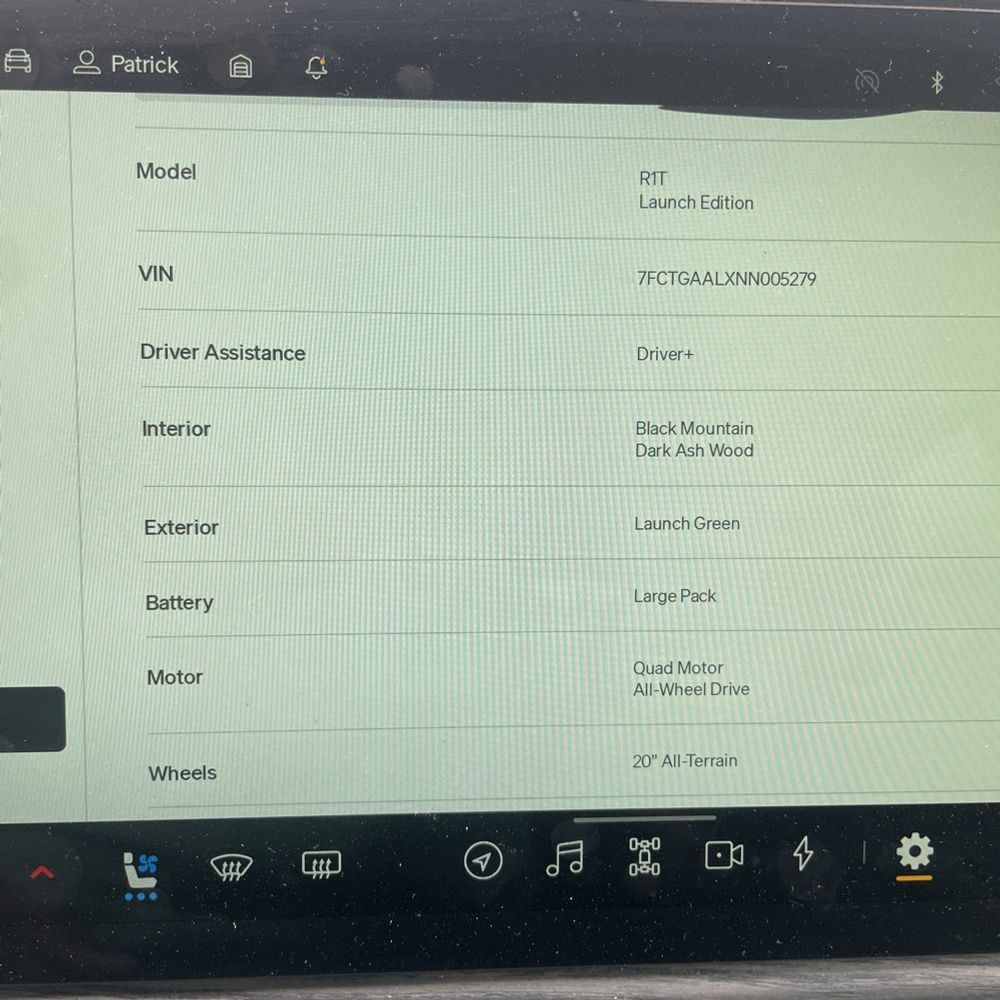 2022 Rivian R1T Launch Edition