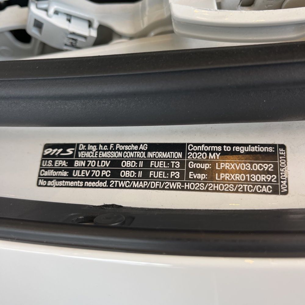 2020 Porsche 911 Carrera 4S