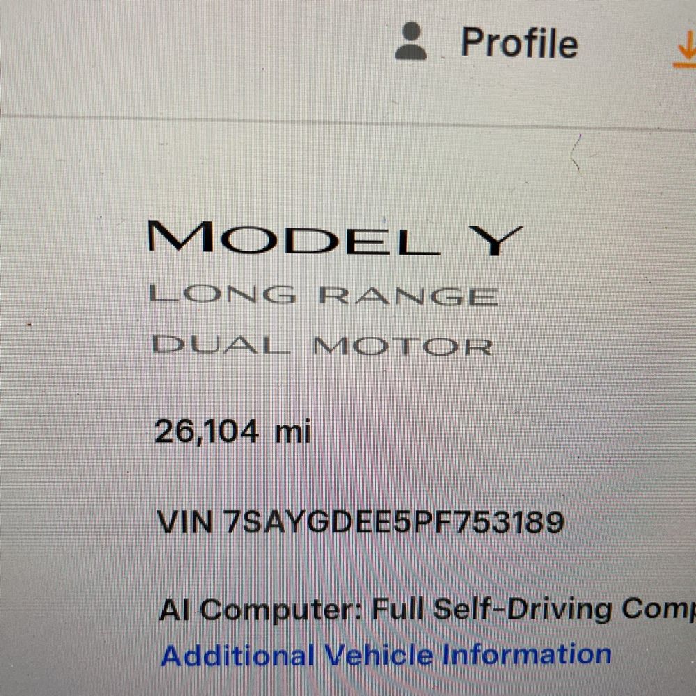 2023 Tesla Model Y Long Range