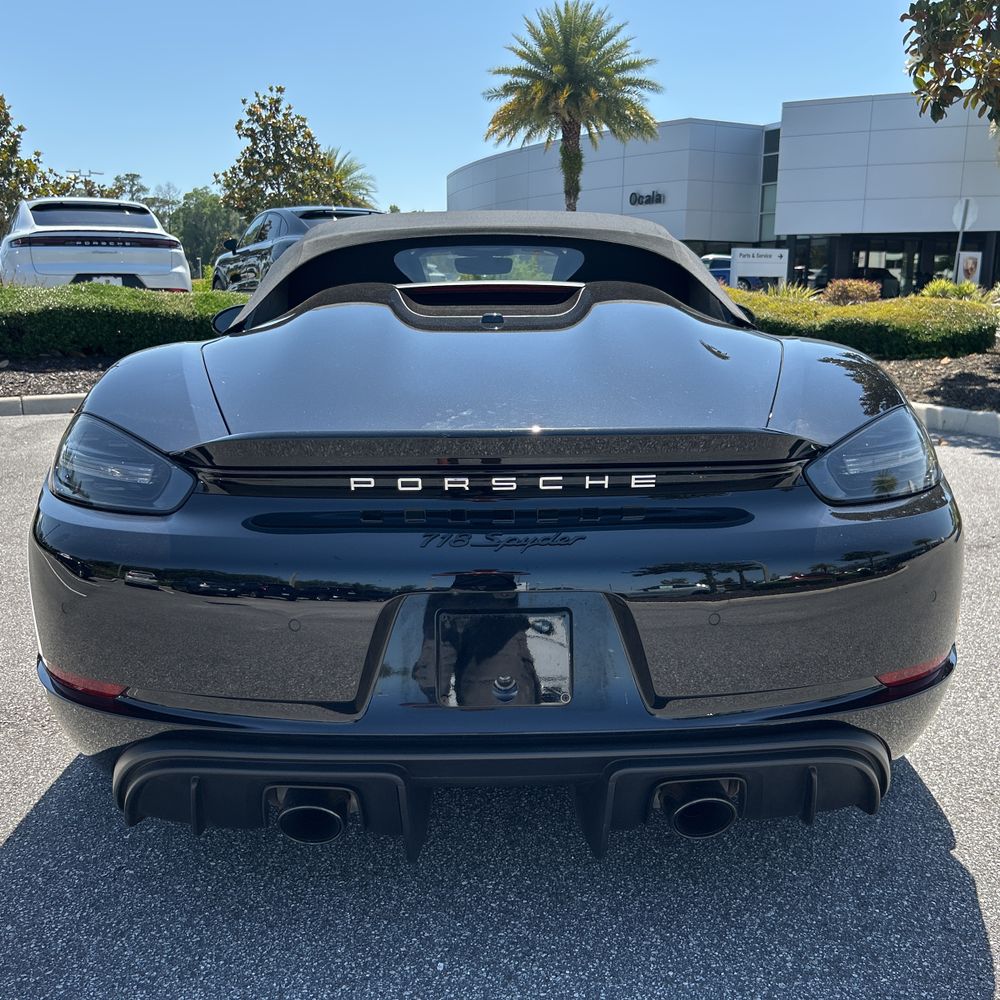2022 Porsche 718 Boxster Spyder