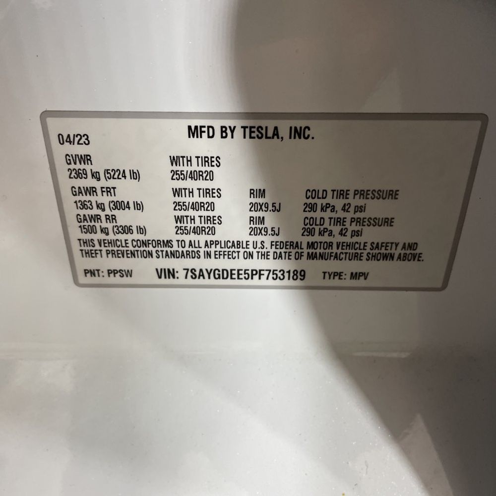 2023 Tesla Model Y Long Range