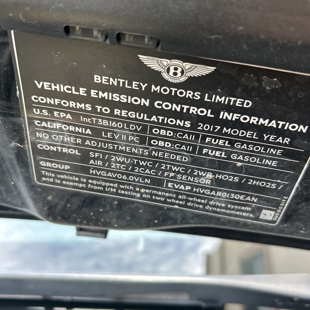 2017 Bentley Continental GT