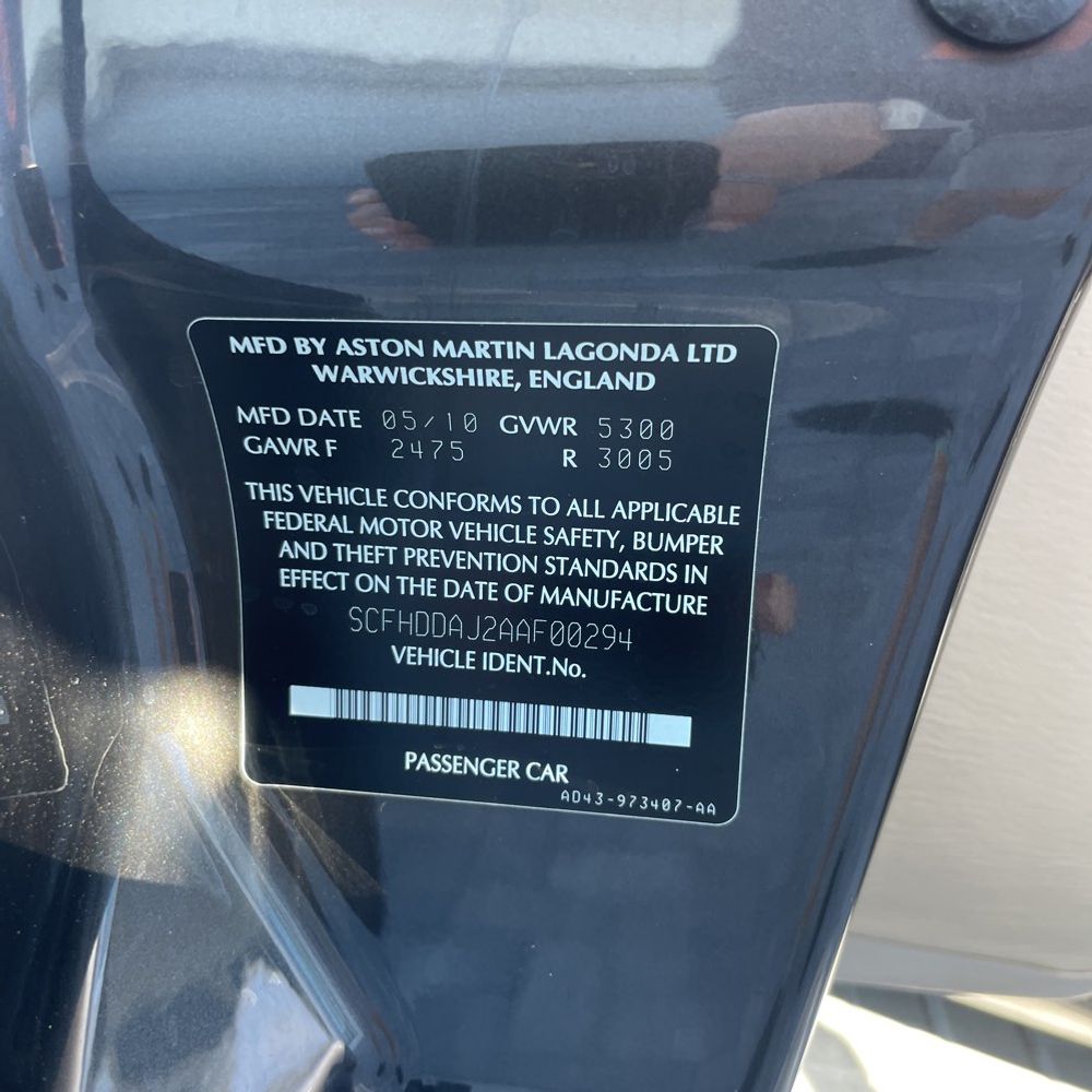 2010 Aston Martin Rapide  4D Sedan