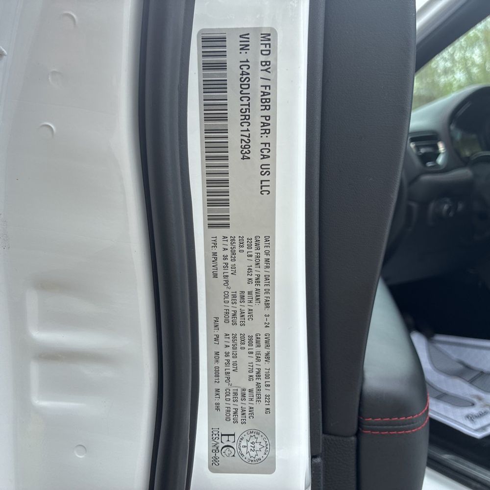 2024 Dodge Durango R/T Plus