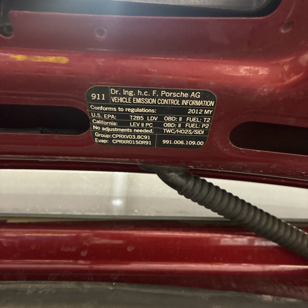 2012 Porsche 911 Carrera
