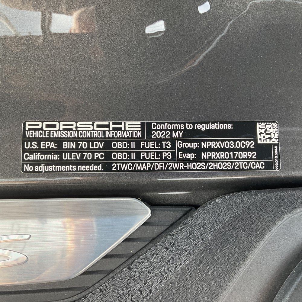 2022 Porsche 911 Carrera 4S