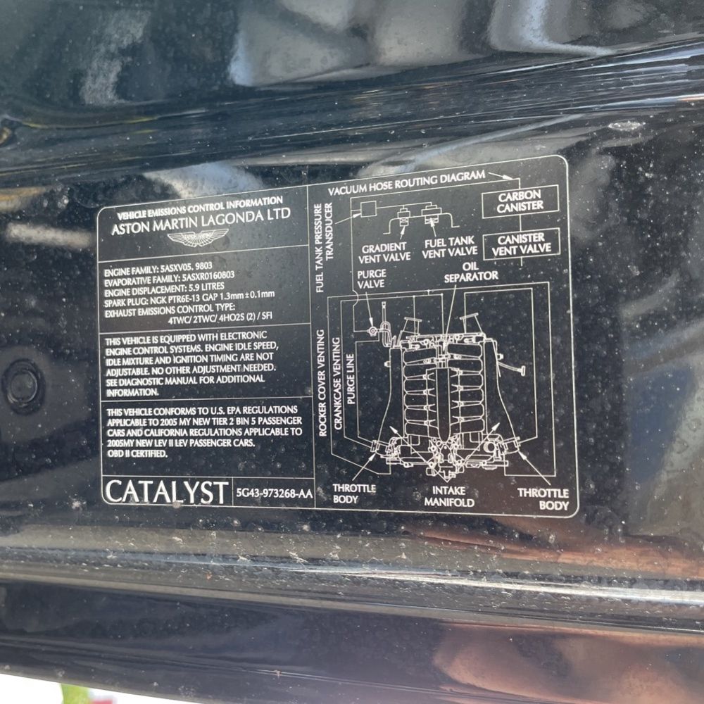 2005 Aston Martin DB9 Volante