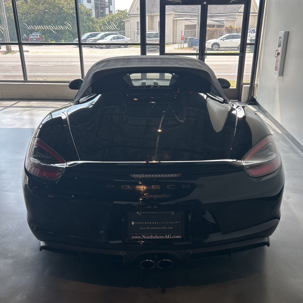 2016 Porsche Boxster Spyder