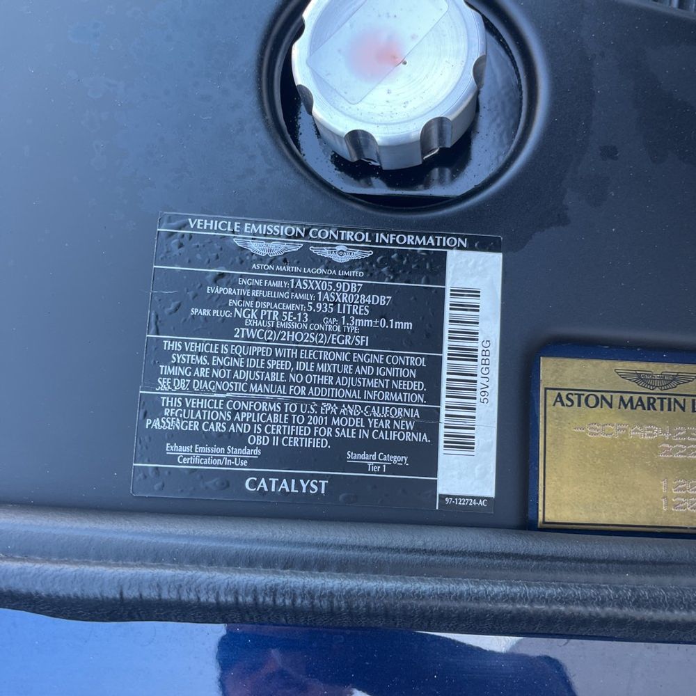 2001 Aston Martin DB7 Volante