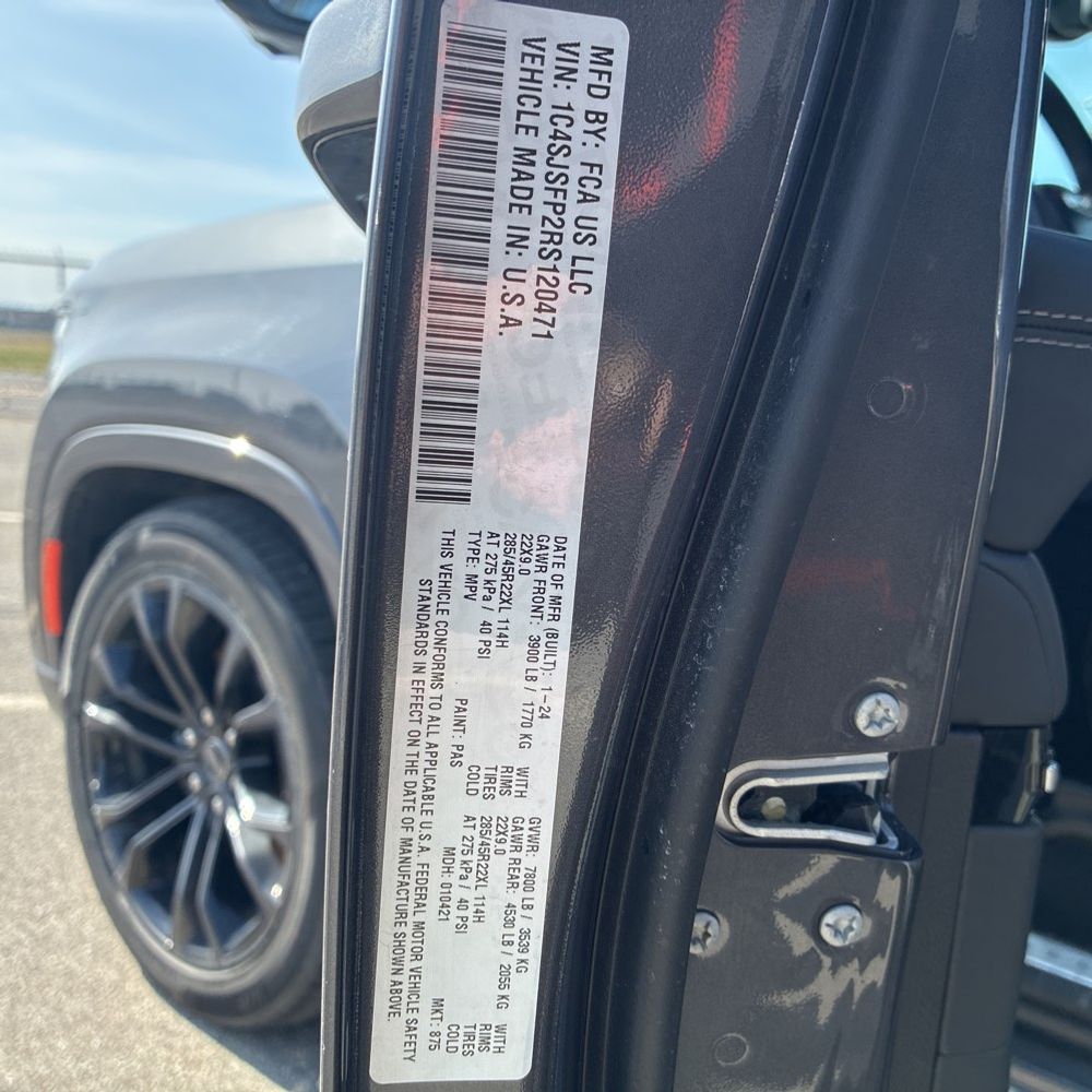 2024 Jeep Grand Wagoneer L Obsidian