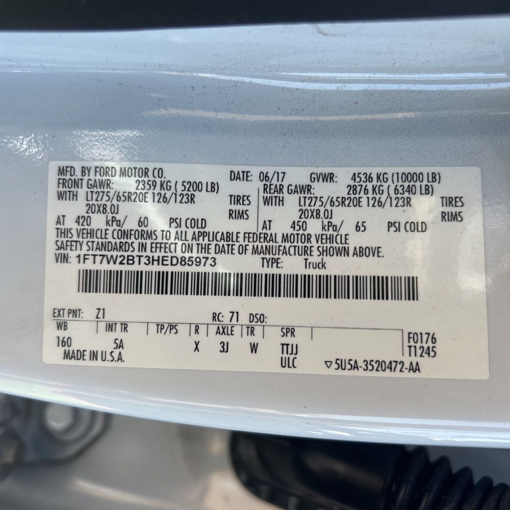 2017 Ford F-250 Super Duty Lariat