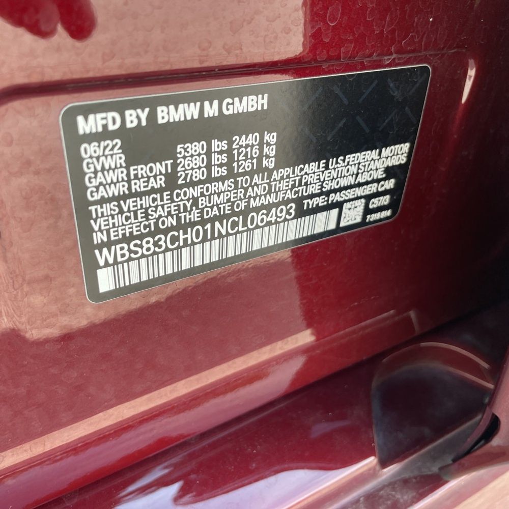 2022 BMW M5 Base