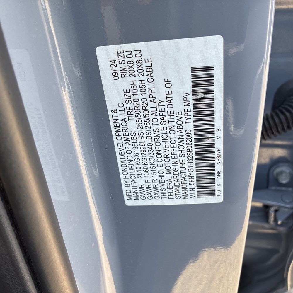 2025 Honda Pilot Sport