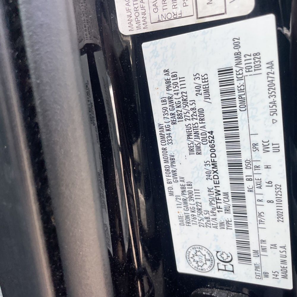 2021 Ford F-150 Limited