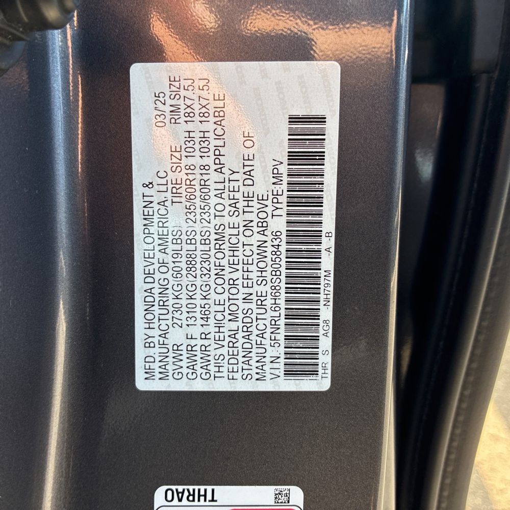 2025 Honda Odyssey EX-L