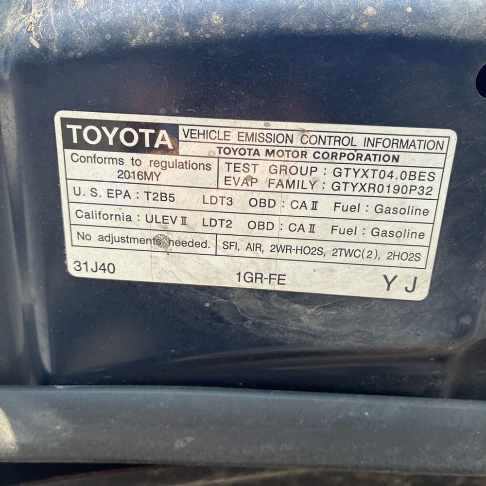2016 Toyota 4Runner Trail Premium