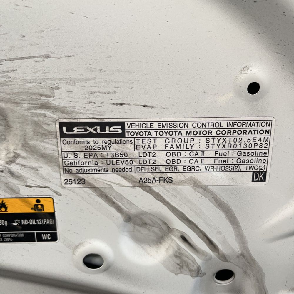 2025 Lexus NX 250 Base