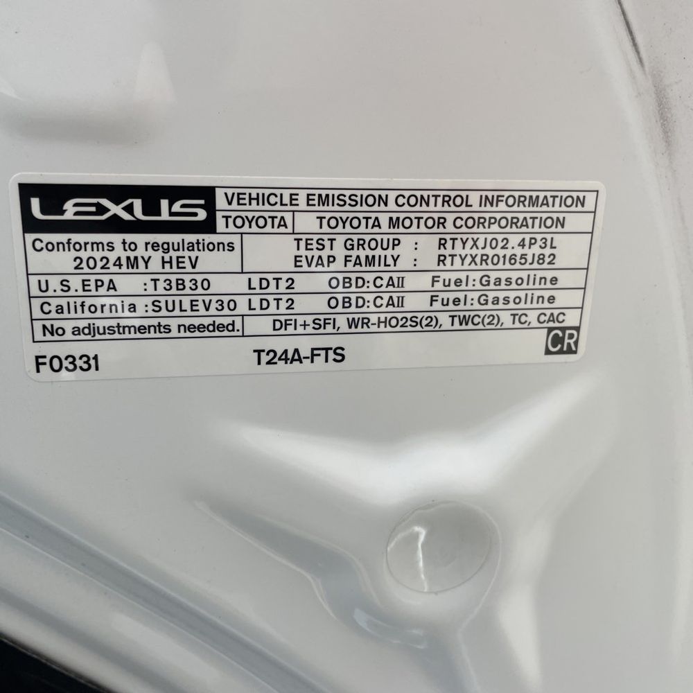 2024 Lexus RX 500h F SPORT Performance