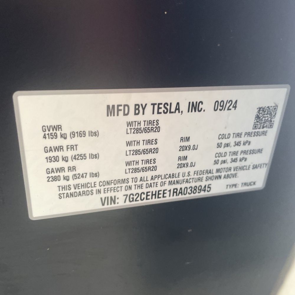 2024 Tesla Cybertruck CyberBeast