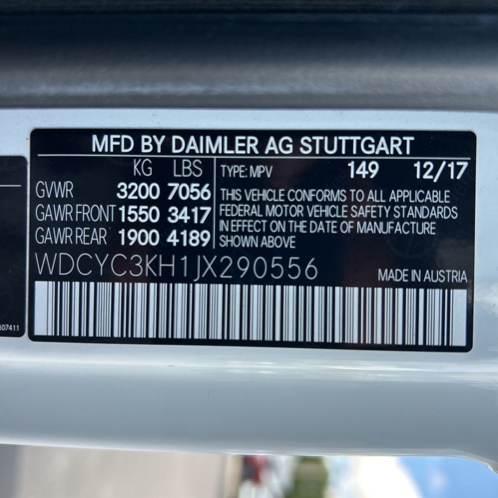2018 Mercedes-Benz G-Class G 550