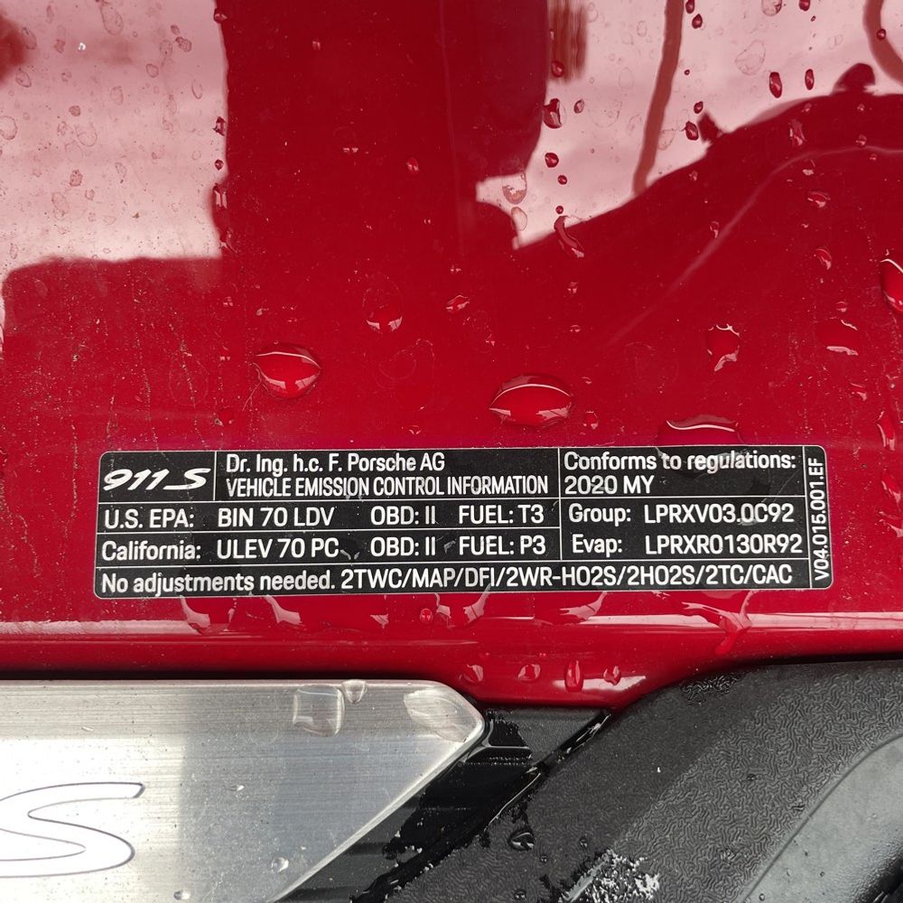 2020 Porsche 911 Carrera S
