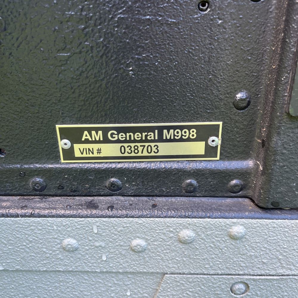 1987 Am General Humvee H1