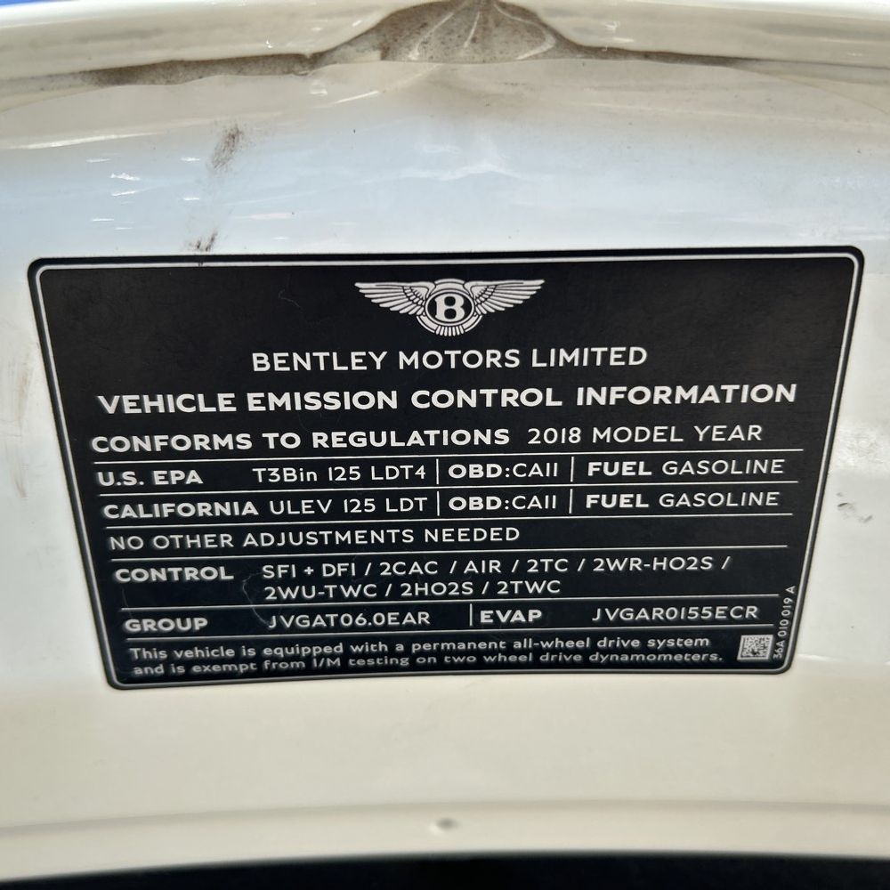 2018 Bentley Bentayga Base