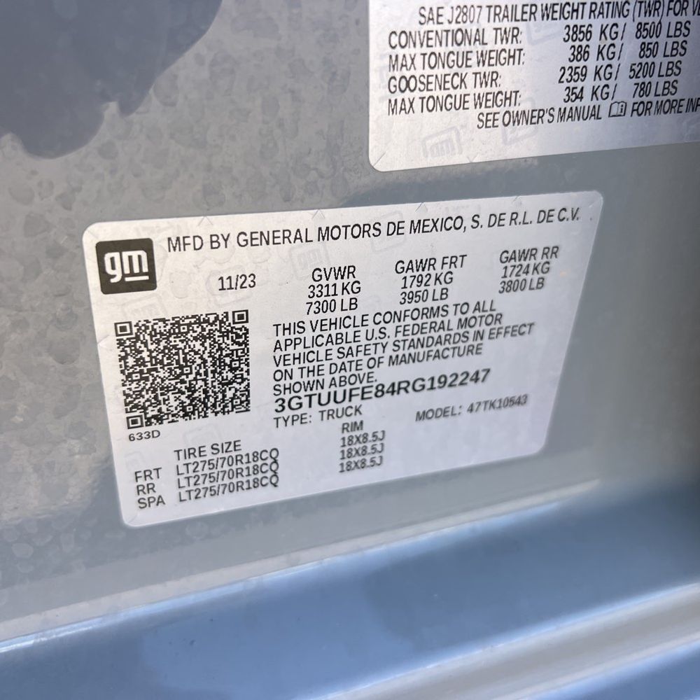 2024 GMC Sierra 1500 AT4X