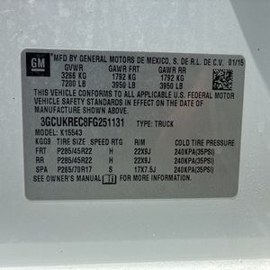 صورة مصغرة 56 لـ 2015 Chevrolet SILVERADO 1500 LT
