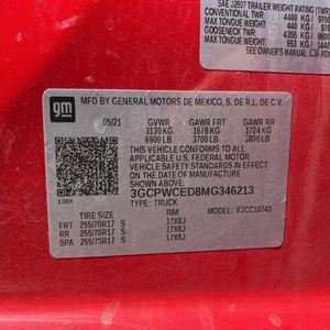 صورة مصغرة 52 لـ 2021 Chevrolet SILVERADO 1500 LT