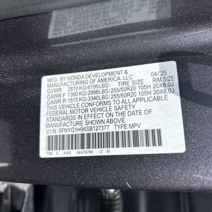 صورة مصغرة 56 لـ 2025 Honda PILOT BLACK EDITION