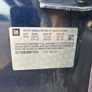 2017 Chevrolet IMPALA LT — миниатюра 52