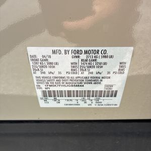 2018 FORD EXPLORER LIMITED — миниатюра 54