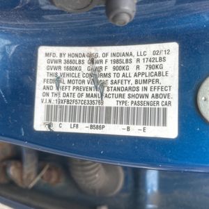 2012 Honda CIVIC LX 缩略图 46