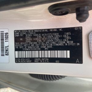 2012 Toyota SEQUOIA PLATINUM 照片 56