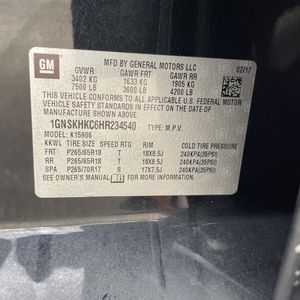 2017 Chevrolet SUBURBAN LT 缩略图 50