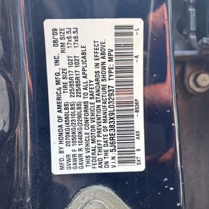 2009 Honda CR-V LX 缩略图 45
