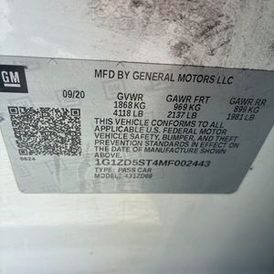 2021 Chevrolet MALIBU LT 缩略图 45