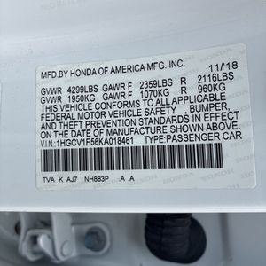 2019 Honda ACCORD EX-L thumbnail 52