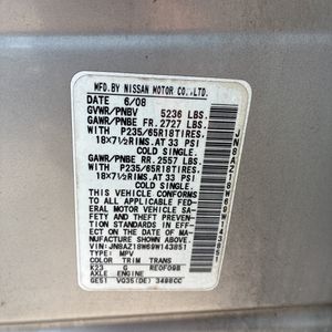 2009 Nissan MURANO S thumbnail 50